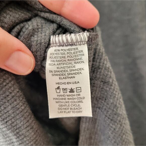 MAISON DU SOIR Courtney Thermal Pajama Top sz Small - Picture 7 of 8